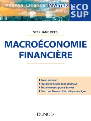 cover image of Macroéconomie financière